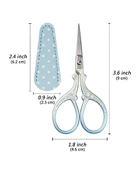 Gnuadz Embroidery Scissors Leather Sheath Sewing Crafting Needlework Diy Tools Dressmaker Cross Knitting Threading Art Work