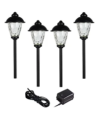 John Timberland Concord 18" High Country 6-Piece Complete Outdoor Landscape Lighting Set Porch House Led Bulb