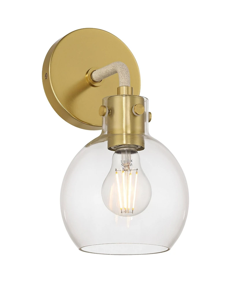 Possini Euro Design Possini Euro Wicander 11 1/4" High Antique Brass Wall Sconce