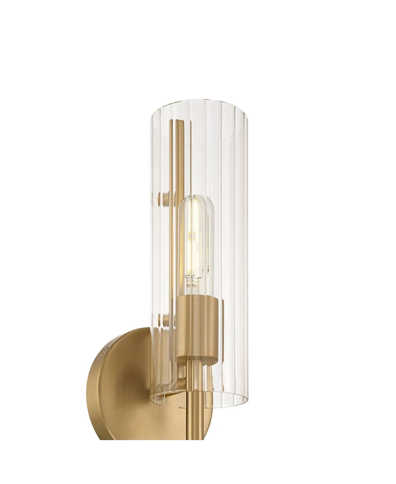 Possini Euro Design Possini Euro Taurus 13 1/2" High Brushed Champagne Wall Sconce