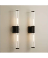 Possini Euro Design Possini Euro Adelina 24 1/4" Wide 2-Light Bath Light Set of 2