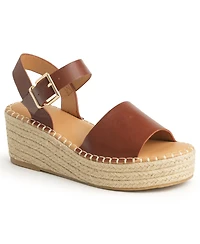 New York & Company Women's Elandra Ankle Strap Platform