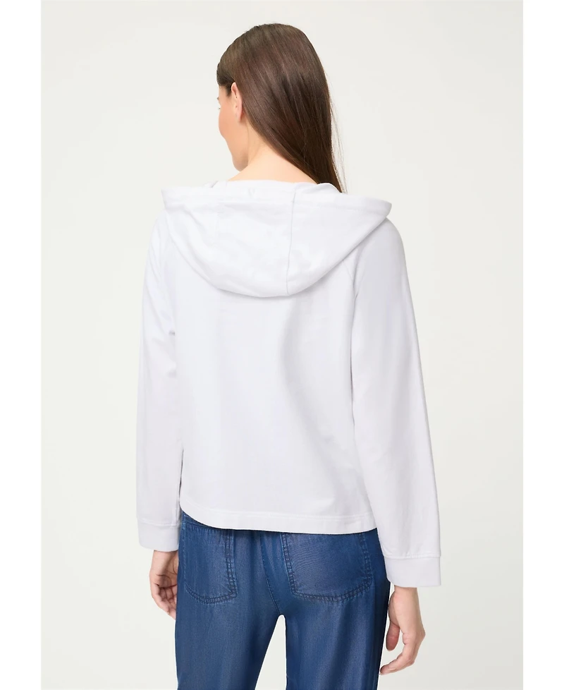 Olsen Women's Mixed Media Hooded Sweatshirts
