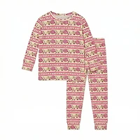 Motette Toddler Girls Pomegranate Soiree Pajama Set