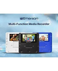 Emerson Emt-1200 Media Recorder with Lcd Screen to Record Videos, Music, and Photos from Phone to Dvd, Usb