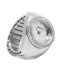 Invicta Women's 48943 Mini Quartz 2 Hand Dial Ring Watch