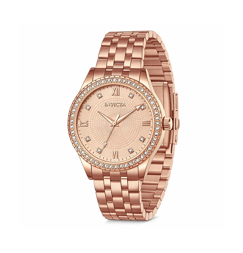 Invicta Women's 69221 Specialty Quartz PC21S Rose Gold Dial Watch
