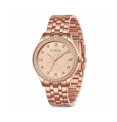 Invicta Women's 69221 Specialty Quartz PC21S Rose Gold Dial Watch