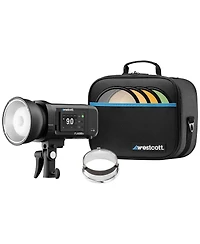 Westcott Fj400 Ii 400W Bi-Color Strobe, Bundle with FJ ProMax Extra Battery and 9.5' Light Stand