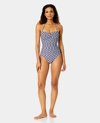 Anne Cole Women's Twist Front Strapless One-Piece Swimsuit