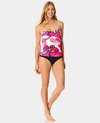 Anne Cole Women's Bandeau Neck Tankini Top