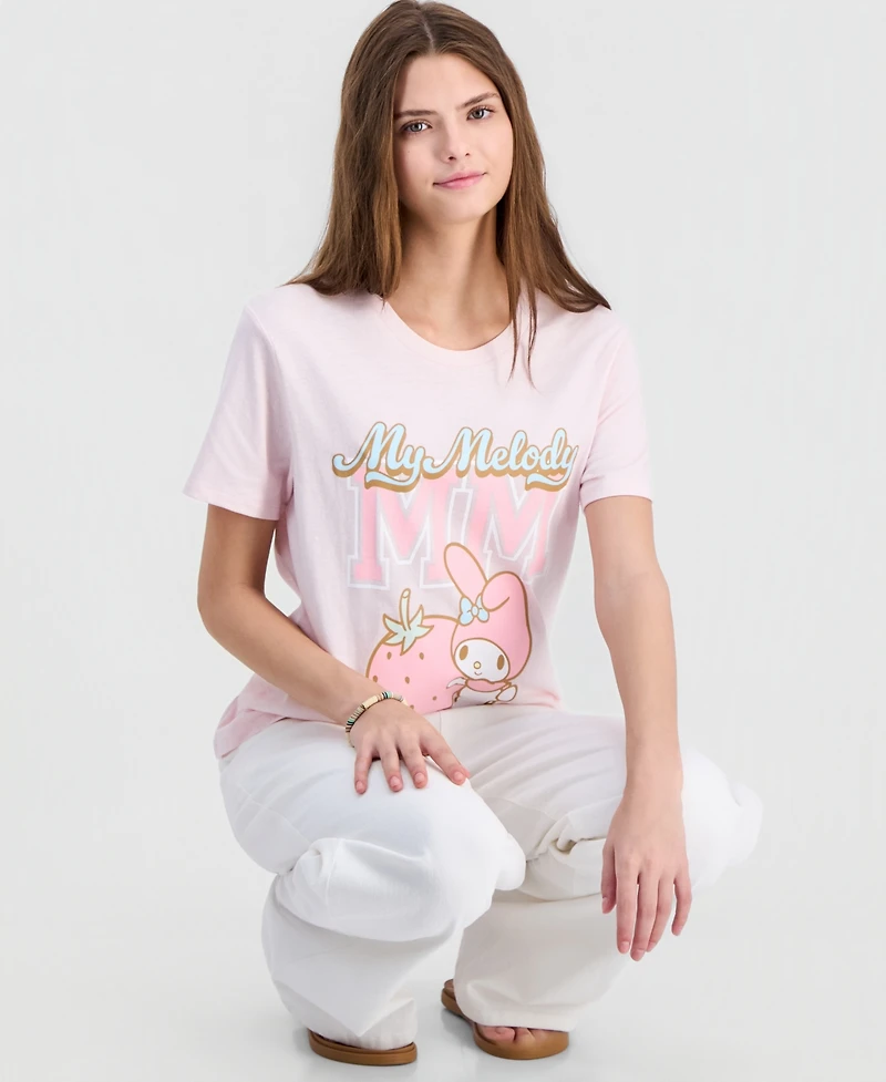 Friends Juniors' My Melody Varsity Crewneck Tee