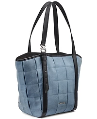Calvin Klein Tina Denim Extra-Large Tote Handbag