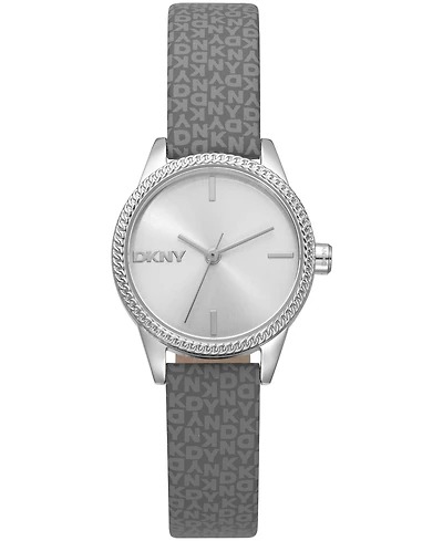 Dkny Women's Milanese Quartz Gray Polyurethane Strap Watch 26mm