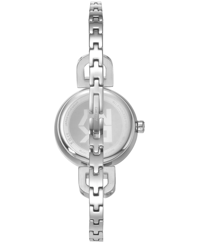 Dkny Women's Half Bangle Quartz Stainless Steel Watch 26mm