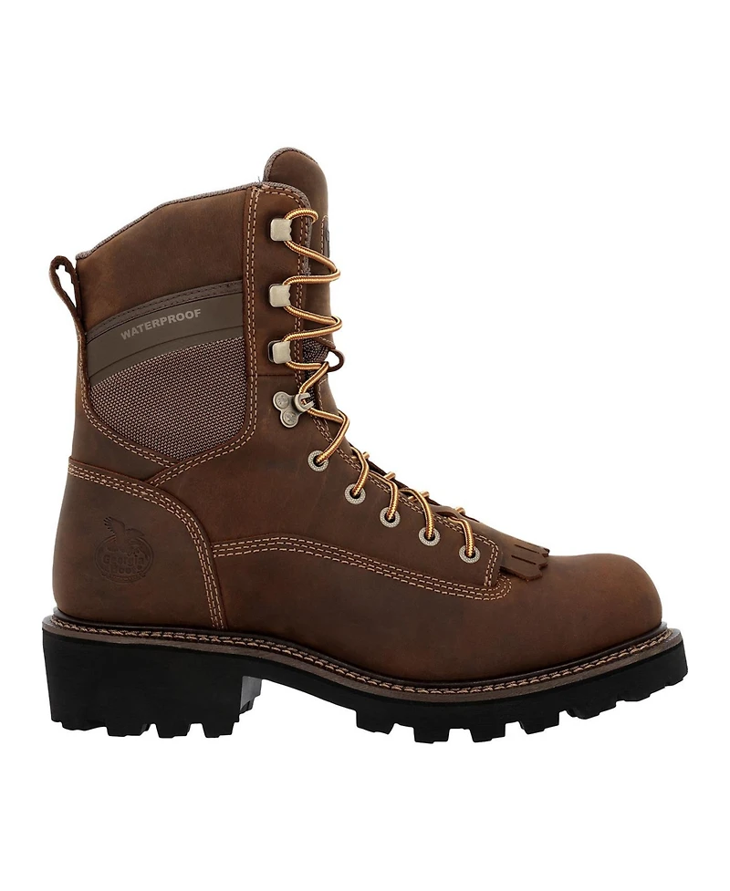 Georgia Boot Men's Core 37 9" Scalloped Heel Waterproof Composite Toe Logger Work