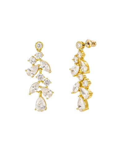 Untamed Petals Cami Crystal Drop Earrings