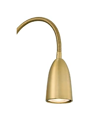 360 Lighting Lido Modern Wall Lamps Set of 2 Warm Plug-in Fixture Led Adjustable Gooseneck Arm for Bedroom Reading Living Room Hallway House Home