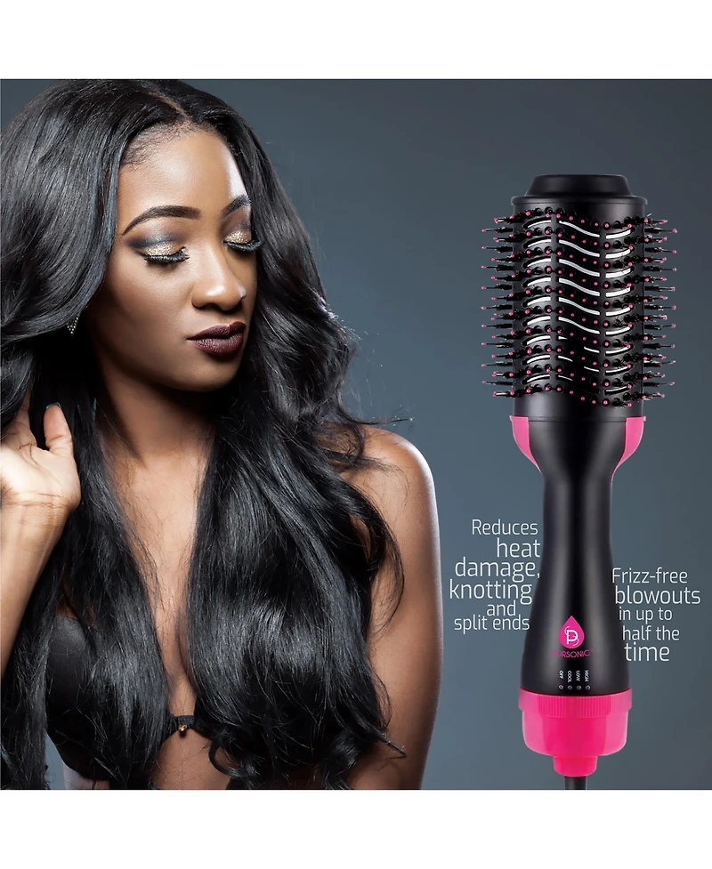 Pursonic The Dimmable Led Vanity Mirror and One Step Volumizing Hair Dryer