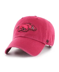 '47 Brand Men's Cardinal Arkansas Razorbacks Clean Up Adjustable Hat