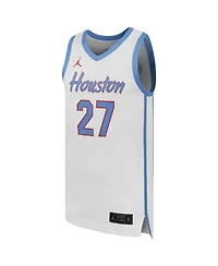 Jordan Men's 27 White Houston Cougars Replica Basketball Jersey