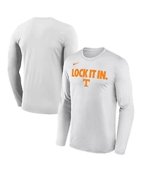 Nike Men's White Tennessee Volunteers 2026 On-Court Bench Long Sleeve T-Shirt