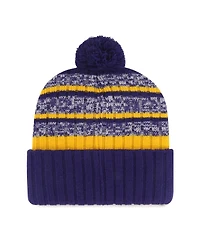 '47 Brand Men's Purple Lsu Tigers Tavern Cuffed Knit Hat with Pom