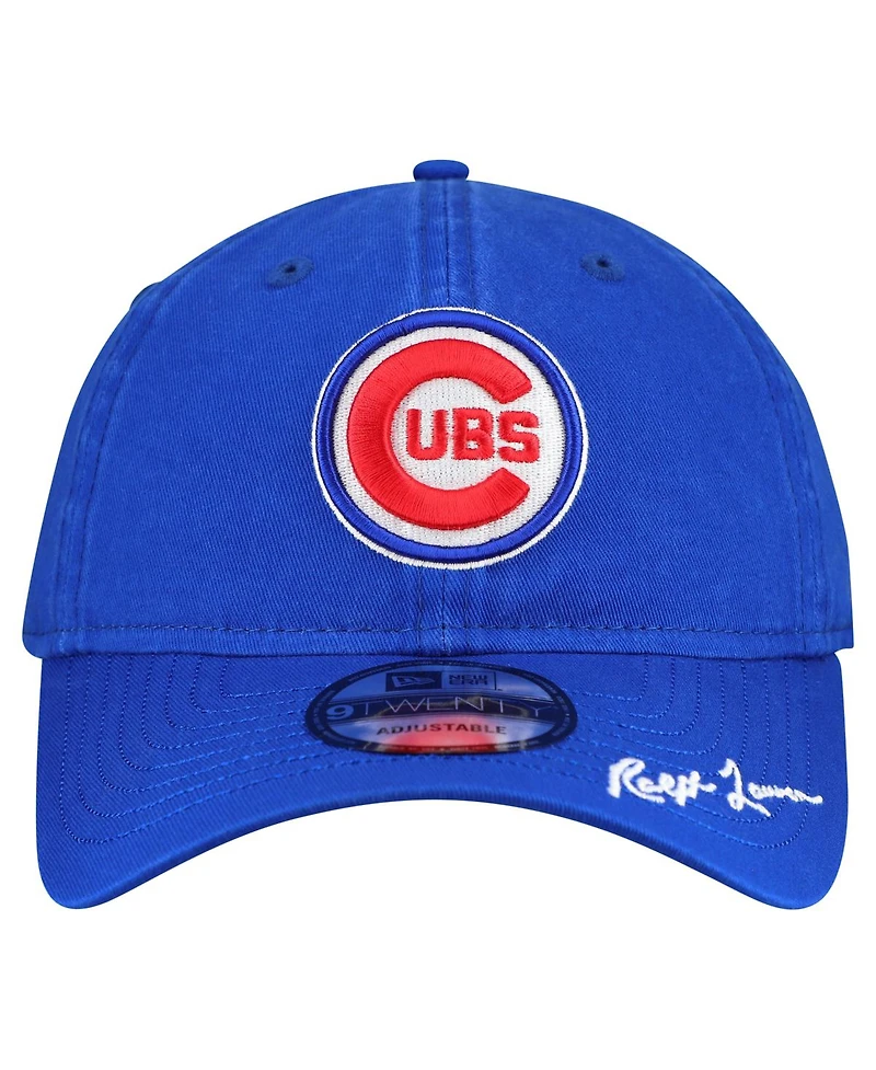 New Era Men's Ralph Lauren x Mlb Royal Chicago Cubs 9TWENTY Adjustable Hat