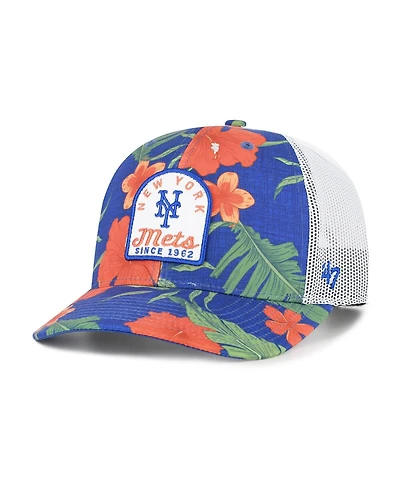 '47 Brand Men's Royal New York Mets Tei Beachside Adjustable Trucker Hat