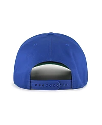 '47 Brand Men's Royal/Brown Atlanta Braves Cooperstown Break Wood Suede Hitch Adjustable Hat