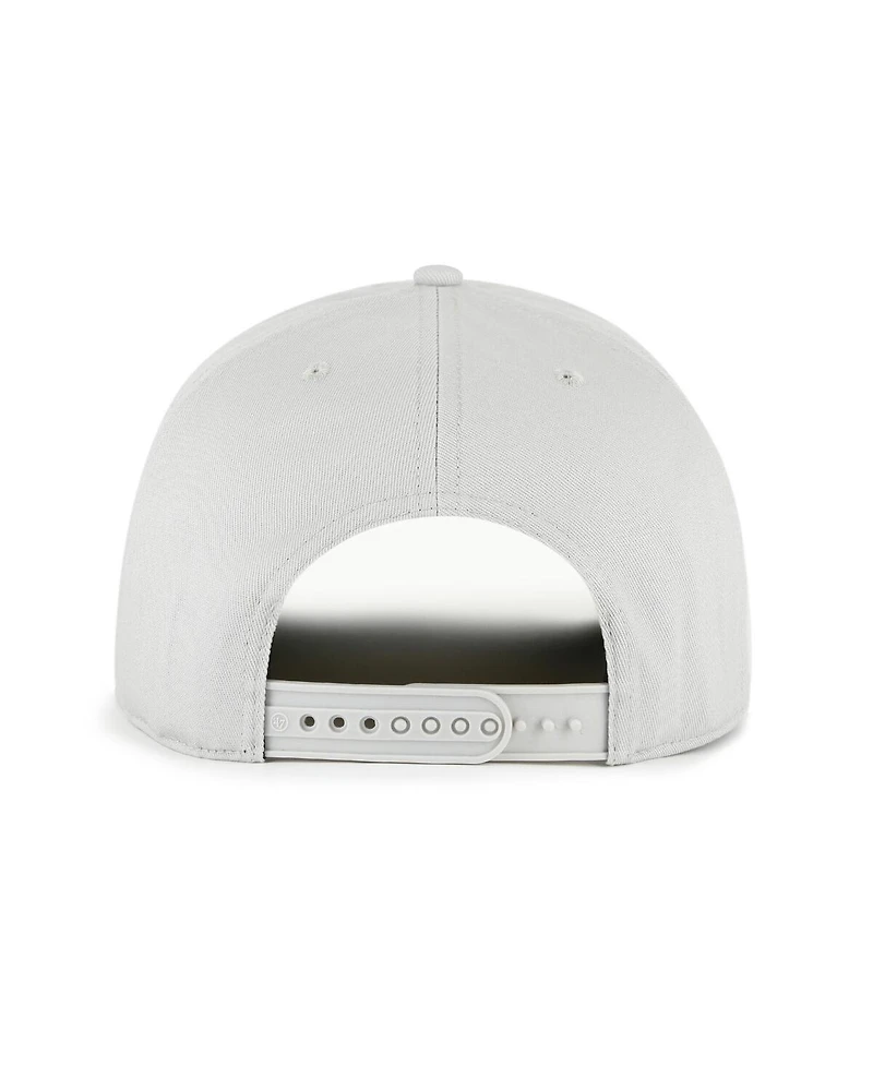 '47 Brand Men's Gray/Brown New York Yankees Cooperstown Break Wood Suede Hitch Adjustable Hat