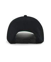 '47 Brand Men's Black/Brown Tampa Bay Rays Cooperstown Break Wood Suede Hitch Adjustable Hat