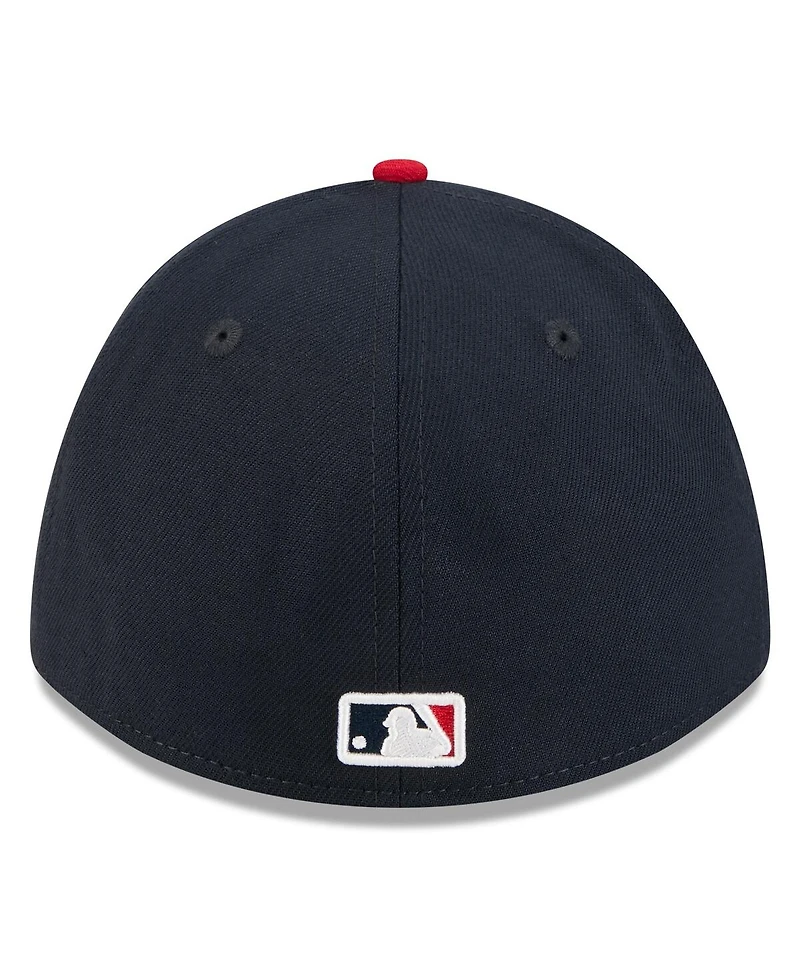 New Era Men's Navy/Red Minnesota Twins 2026 Spring Training M-Crown 39THIRTY Flex Hat