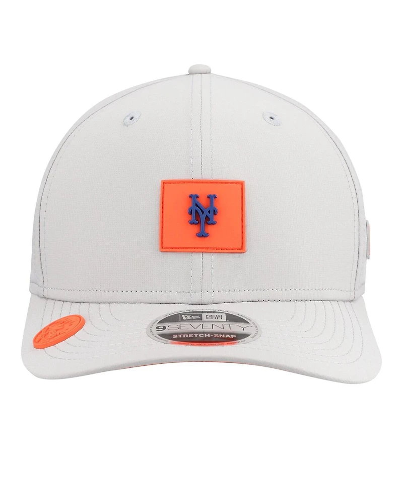 New Era Men's Gray New York Mets 2026 Clubhouse 9SEVENTY Adjustable Hat
