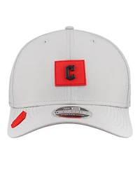 New Era Men's Gray Cleveland Guardians 2026 Clubhouse 9SEVENTY Adjustable Hat