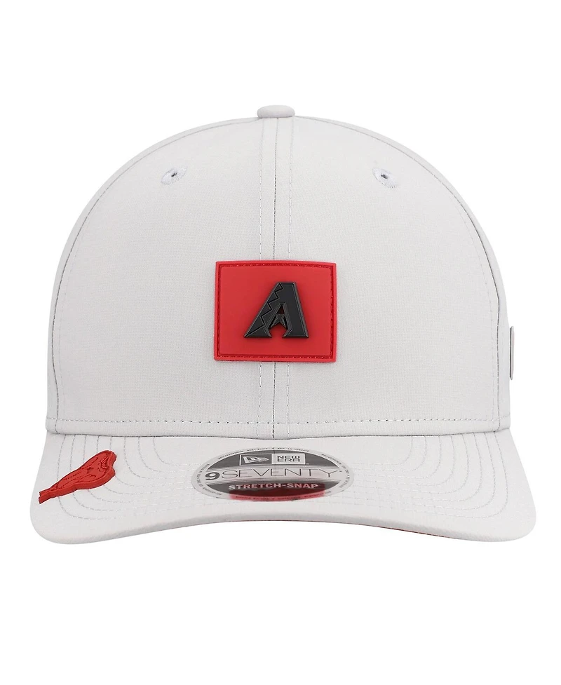 New Era Men's Gray Arizona Diamondbacks 2026 Clubhouse 9SEVENTY Adjustable Hat