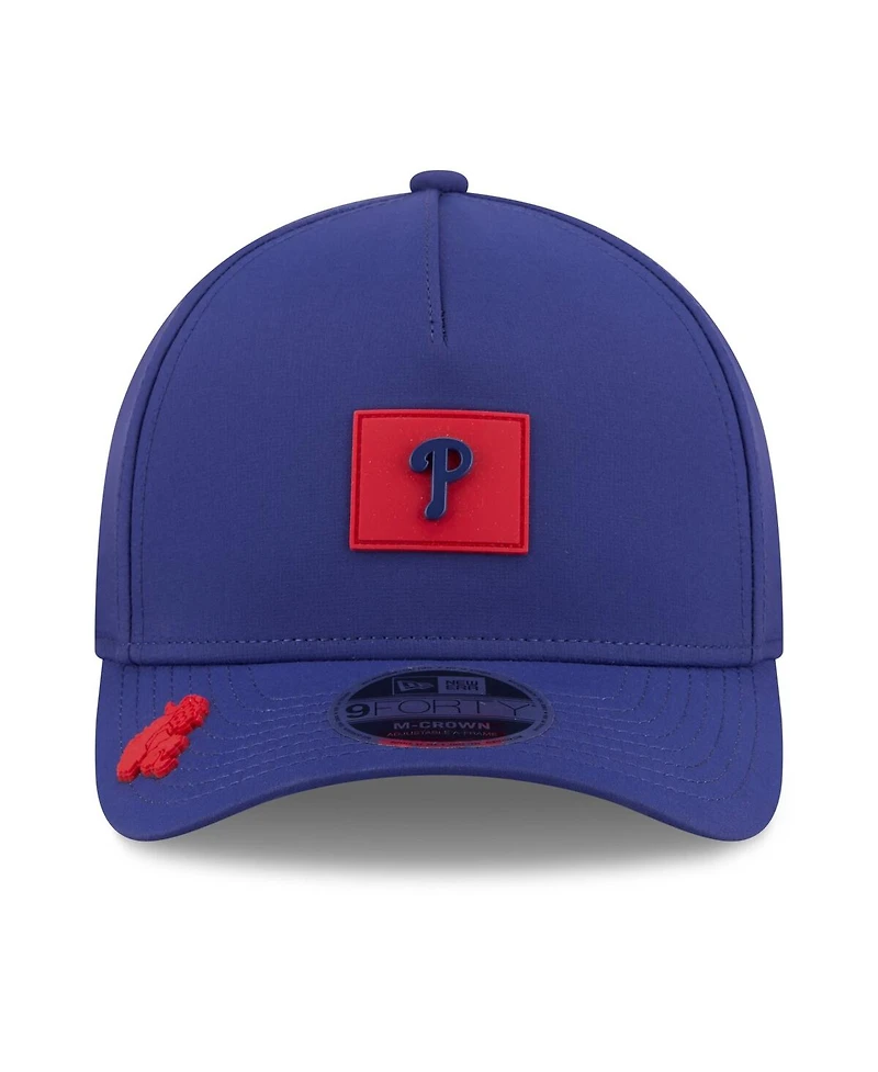 New Era Men's Royal Philadelphia Phillies 2026 Clubhouse 9FORTY A-Frame Adjustable Hat