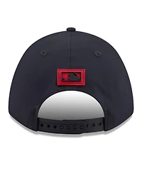 New Era Men's Navy Cleveland Guardians 2026 Clubhouse 9FORTY A-Frame Adjustable Hat