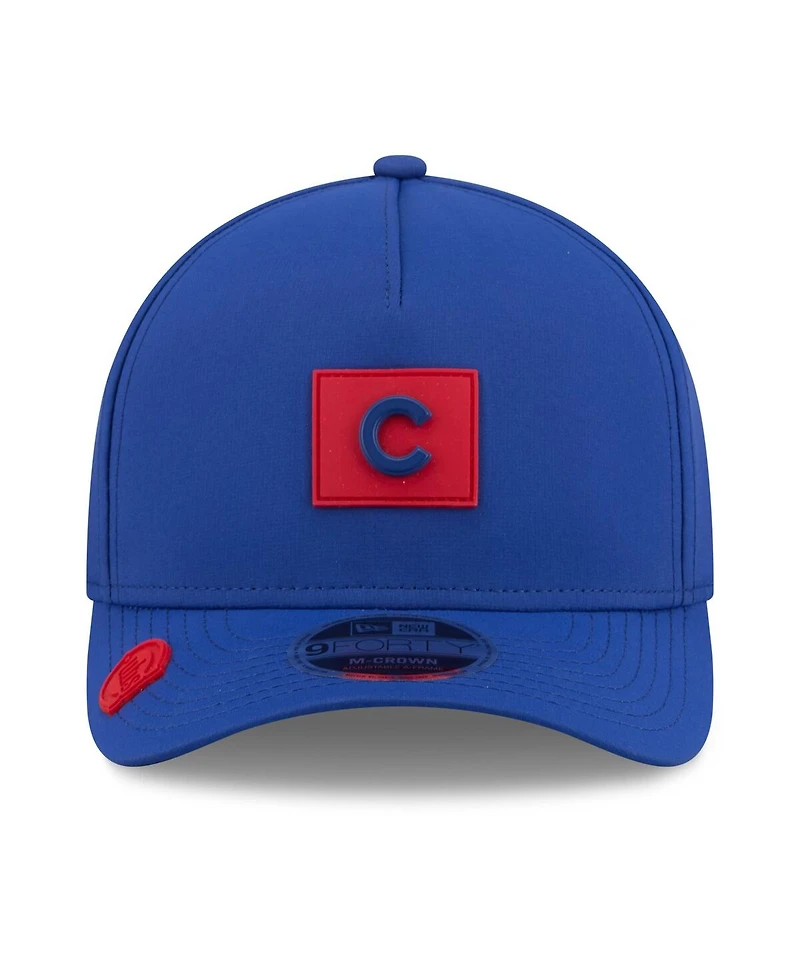 New Era Men's Royal Chicago Cubs 2026 Clubhouse 9FORTY A-Frame Adjustable Hat