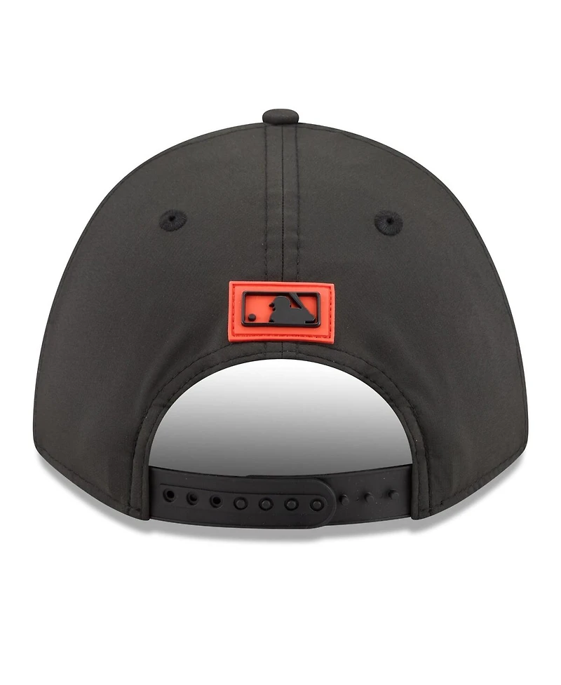 New Era Men's Black Baltimore Orioles 2026 Clubhouse 9FORTY A-Frame Adjustable Hat