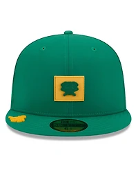 New Era Men's Green Athletics 2026 Clubhouse Alternate 59FIFTY Fitted Hat