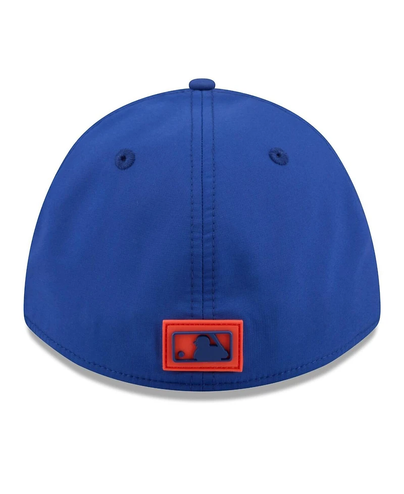 New Era Men's Royal York Mets 2026 Clubhouse M-Crown 39THIRTY Flex Hat