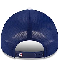 New Era Men's Royal Los Angeles Dodgers 2026 Batting Practice Apex 9FORTY Adjustable Trucker Hat