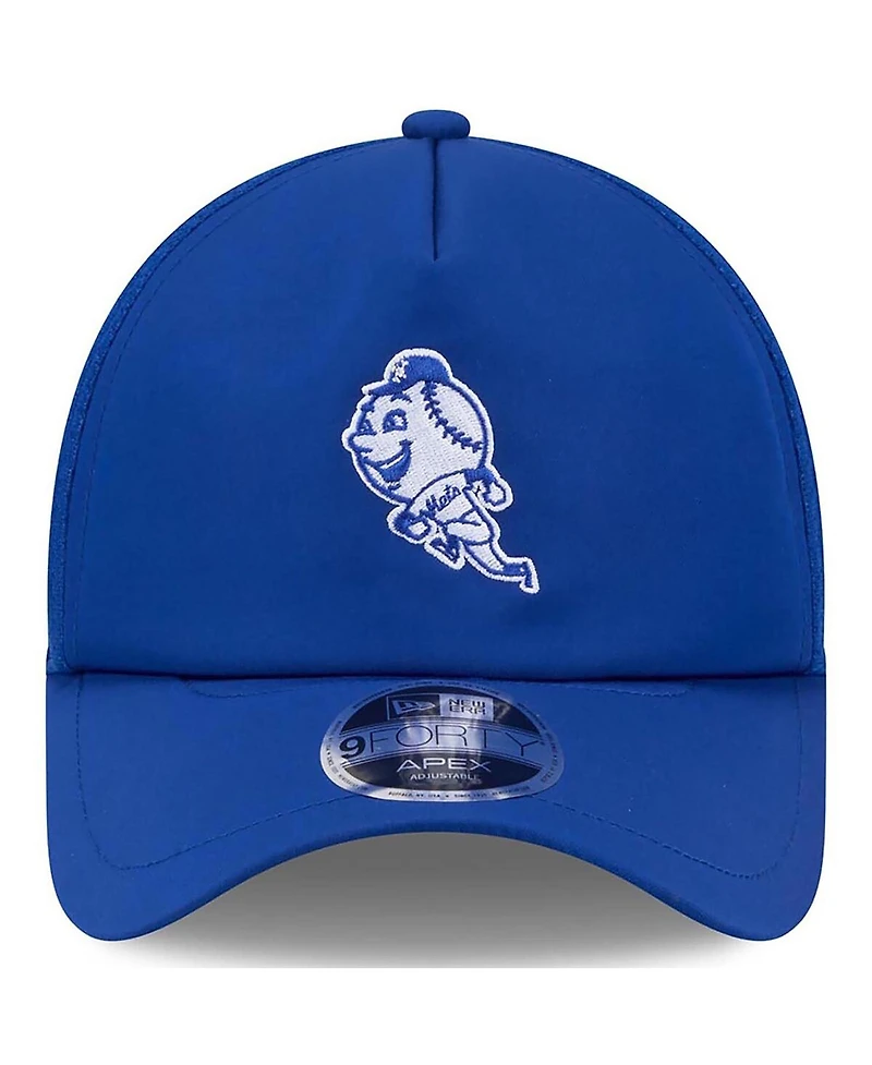 New Era Men's Royal New York Mets 2026 Batting Practice Alternate Apex 9FORTY Adjustable Hat