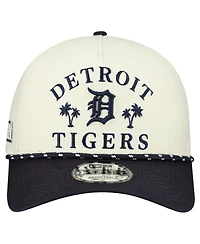 New Era Men's Cream Detroit Tigers 2026 Spring Training Fan Pack Rope A-Frame 9FORTY Adjustable Hat