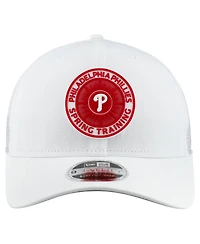 New Era Men's White Philadelphia Phillies 2026 Spring Training Fan Pack 9SEVENTY Adjustable Trucker Hat