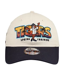 New Era Big Boys and Girls Stone/Navy Detroit Tigers 2026 Spring Training Fan Pack Batter 9TWENTY Adjustable Hat