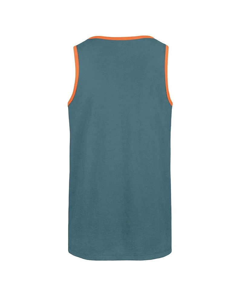 '47 Brand Men's Aqua Miami Dolphins Premier Franklin Tank Top
