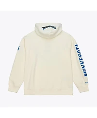Mitchell & Ness Men's Cream Minnesota Timberwolves Hardwood Classics Chainstitch Premium Fleece Hoodie