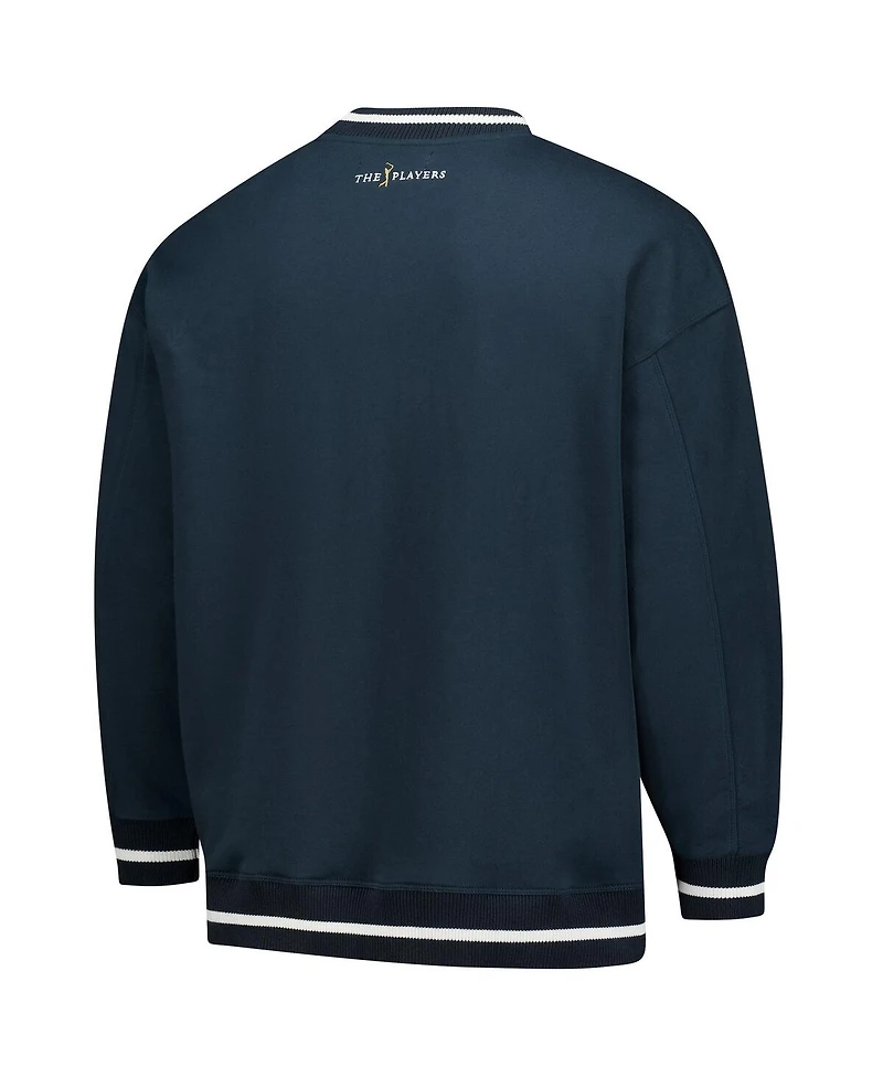 Barstool Golf Men's Navy The Players Oversized Graphic Sweatshirt